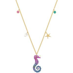 Authentic Swarovski Crystal Ocean Necklace, Multi-Colour Seahorse